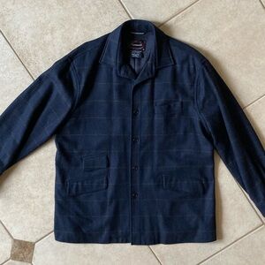 Faconnable Dark Blue Shirt Jacket